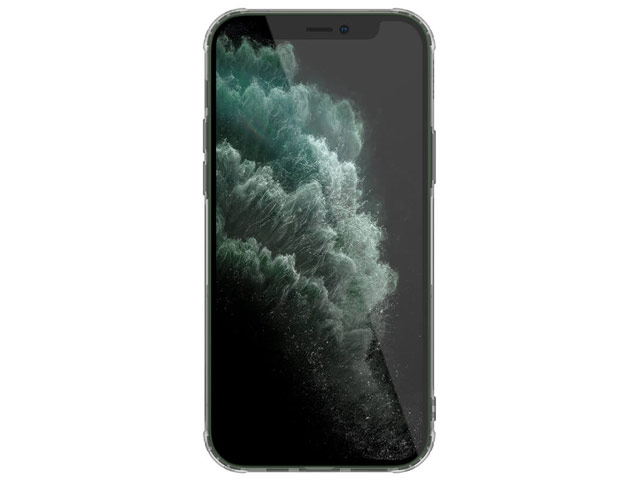 Чехол Nillkin Nature case для Apple iPhone 12/12 pro (серый, гелевый)