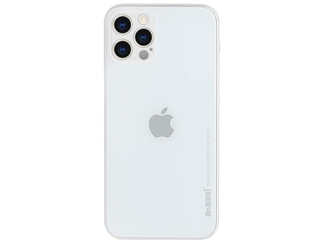 Чехол memumi Slim case для Apple iPhone 12 pro max (белый, пластиковый)