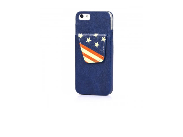 Чехол Nextouch Wallet case для Apple iPhone 5/5S (MyFlag USA, кожанный)