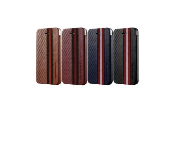 Чехол Nextouch Leather case для Apple iPhone 5/5S (черный, кожанный)