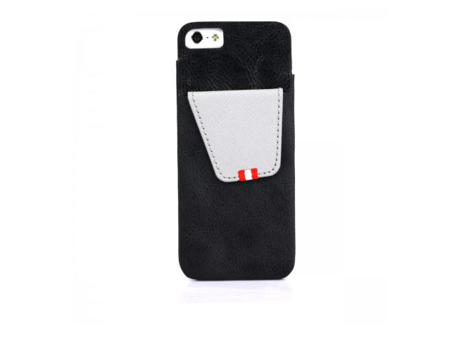 Чехол Nextouch Wallet case для Apple iPhone 5/5S (темно-серый, кожанный)