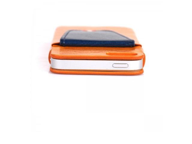 Чехол Nextouch Wallet case для Apple iPhone 5/5S (оранжевый, кожанный)