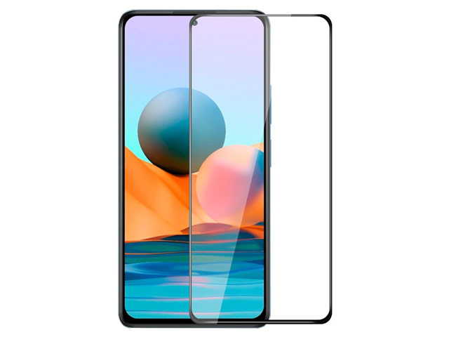 Защитное стекло Yotrix 3D Pro Glass Protector для Xiaomi Redmi Note 10/10S (черное)