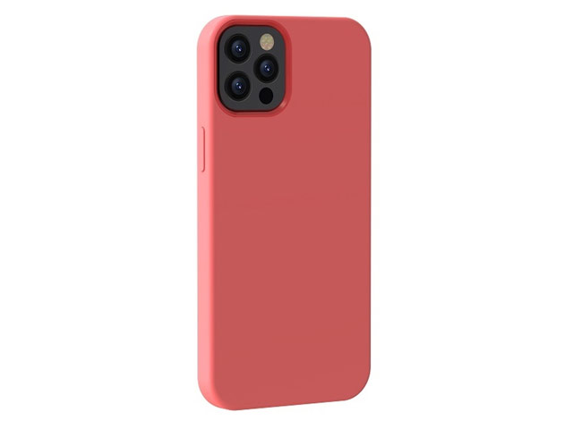 Чехол Devia Nature case для Apple iPhone 13 pro (красный, силиконовый)