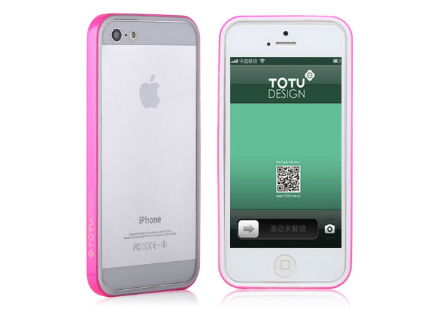 Чехол Totu Design Evoque Case для Apple iPhone 5/5S (розовый, пластиковый)