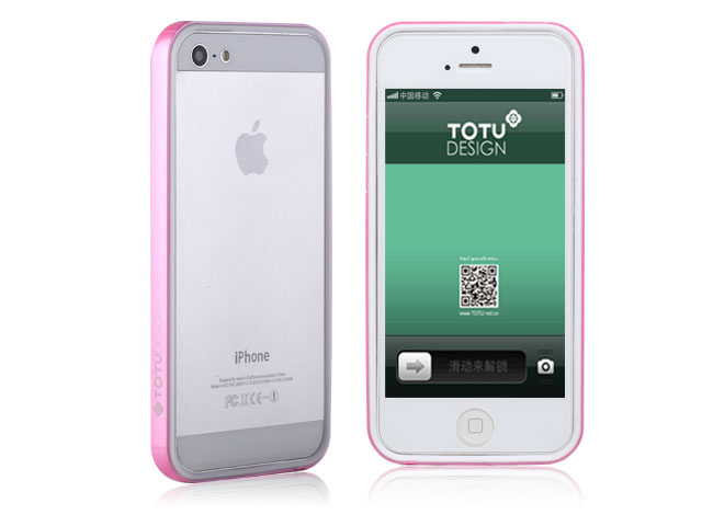 Чехол Totu Design Evoque Case для Apple iPhone 5/5S (светло-розовый, пластиковый)