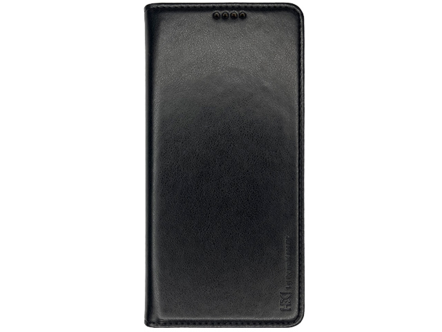 Чехол HDD Wallet Phone case для Samsung Galaxy S22 ultra (черный, кожаный)