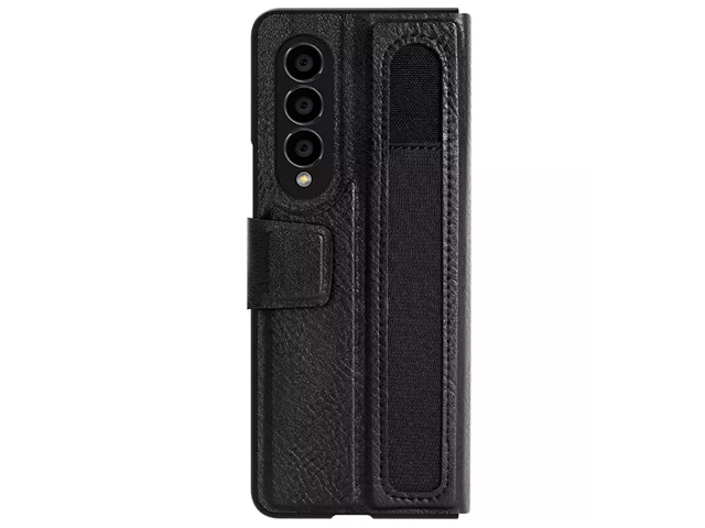 Чехол Nillkin Aoge leather case для Samsung Galaxy Z Fold 4 (черный, кожаный)