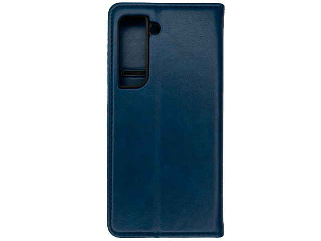 Чехол HDD Wallet Phone case для Samsung Galaxy S23 (темно-синий, кожаный)