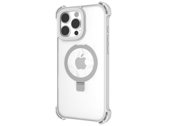 Чехол Raptic Dual Impact Kick для Apple iPhone 16 pro max (прозрачный, пластиковый/гелевый, MagSafe)