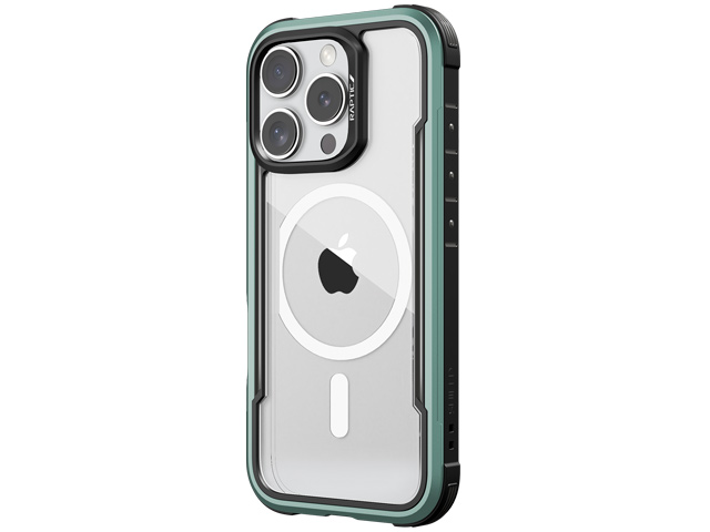 Чехол Raptic Shield для Apple iPhone 16 pro max (зеленый, маталлический, MagSafe)