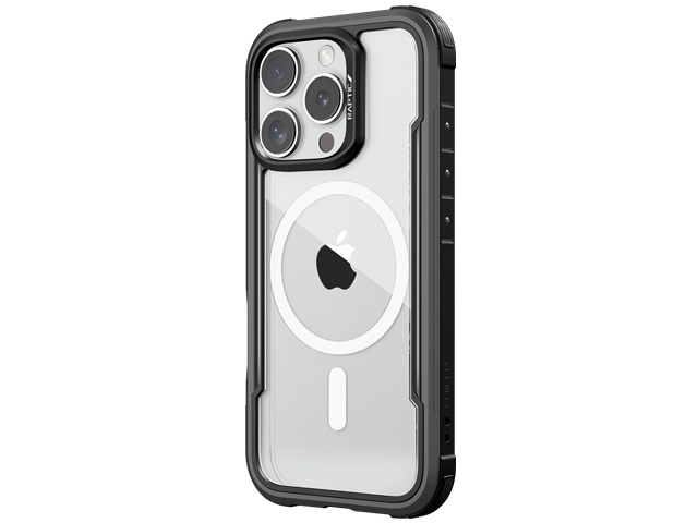 Чехол Raptic Shield для Apple iPhone 16 pro max (черный, маталлический, MagSafe)