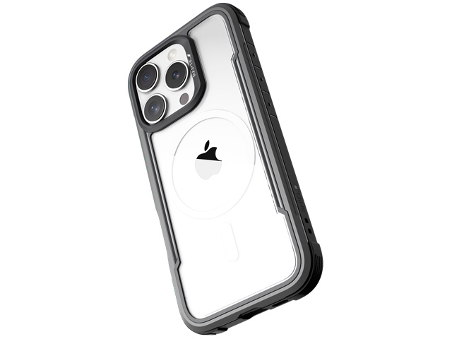 Чехол Raptic Shield для Apple iPhone 16 pro (черный, маталлический, MagSafe)