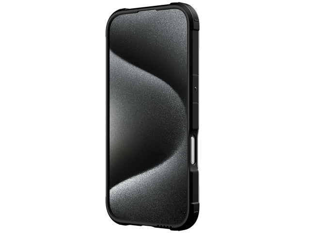 Чехол Raptic Shield для Apple iPhone 16 (черный, маталлический, MagSafe)