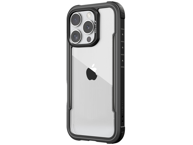 Чехол Raptic Shield для Apple iPhone 16 pro (черный, маталлический)