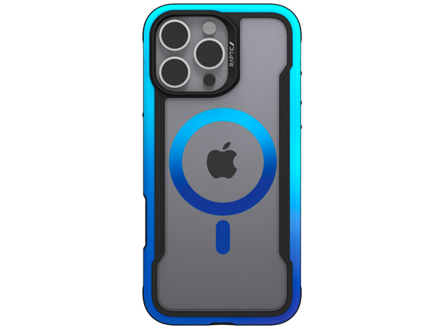 Чехол Raptic Shield 2.0 для Apple iPhone 16 pro max (синий, пластиковый/гелевый, MagSafe)