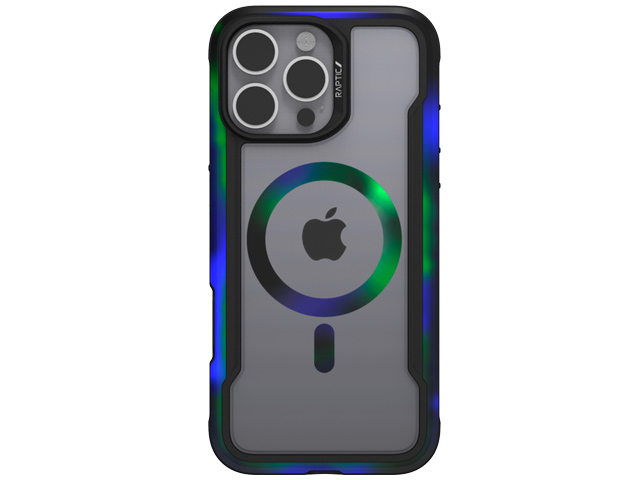 Чехол Raptic Shield 2.0 для Apple iPhone 16 pro max (черный, пластиковый/гелевый, MagSafe)