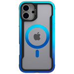 Чехол Raptic Shield 2.0 для Apple iPhone 16 (синий, пластиковый/гелевый, MagSafe)