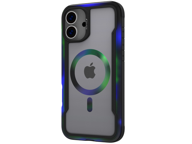 Чехол Raptic Shield 2.0 для Apple iPhone 16 (черный, пластиковый/гелевый, MagSafe)