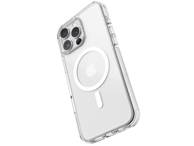 Чехол Raptic Clear для Apple iPhone 16 pro (прозрачный, пластиковый/гелевый, MagSafe)