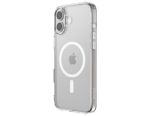 Чехол Raptic Crystal для Apple iPhone 16 (прозрачный, стеклянный/гелевый, MagSafe)