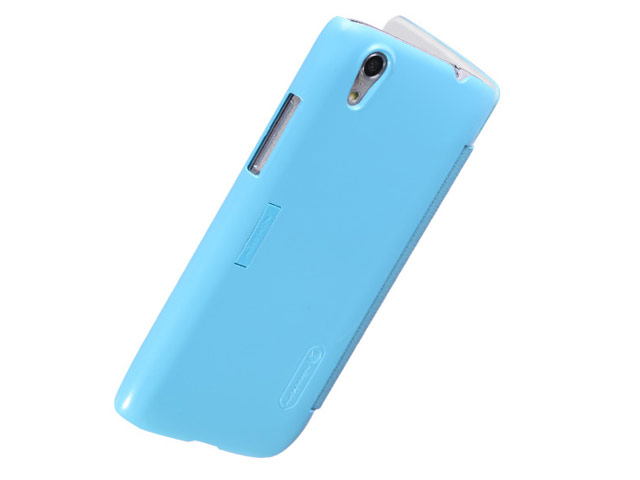 Чехол Nillkin Fresh Series Leather case для Lenovo Vibe X S960 (голубой, кожанный)