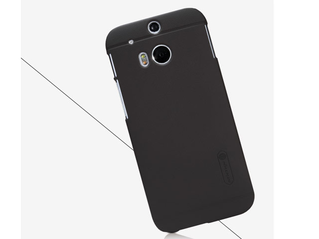 Чехол Nillkin Hard case для HTC new One (HTC M8) (темно-коричневый, пластиковый)