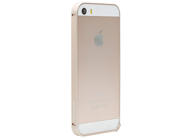 Чехол X-doria Bump Gear Case для Apple iPhone 5/5S (золотистый, маталлический)