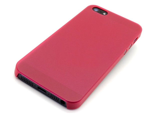 Чехол WhyNot Ultrathin Case для Apple iPhone 5/5S (красный, пластиковый) (NPG)