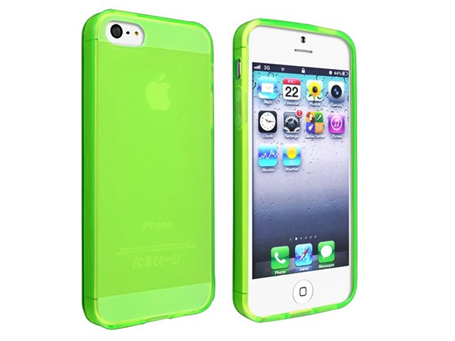 Чехол WhyNot Soft Case для Apple iPhone 5/5S (зеленый, гелевый) (NPG)