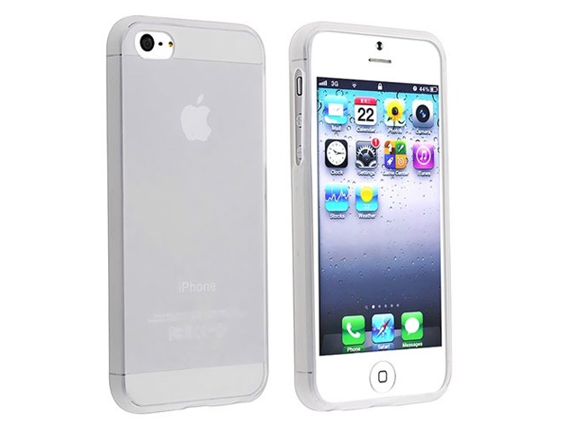 Чехол WhyNot Soft Case для Apple iPhone 5/5S (белый, гелевый) (NPG)