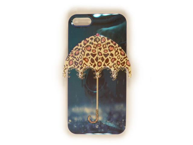 Чехол Yotrix CreativeCase для Apple iPhone 5/5S (Navy Umbrella, гелевый) (NPG)