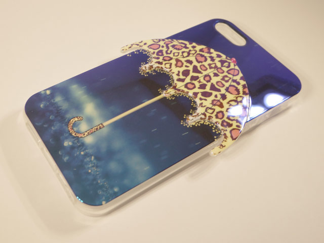 Чехол Yotrix CreativeCase для Apple iPhone 5/5S (Navy Umbrella, гелевый) (NPG)