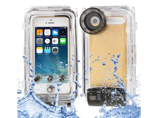 Чехол Yotrix WaterproofCase для Apple iPhone 5/5S (черный, для подводной съемки)