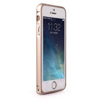 Чехол Yotrix BumperArc для Apple iPhone 5/5S (золотистый, алюминиевый)
