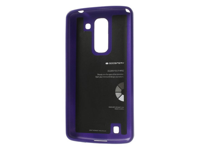 Чехол Mercury Goospery Jelly Case для LG G Pro 2 D838 (красный, гелевый)