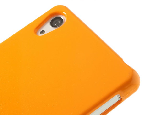 Чехол Mercury Goospery Jelly Case для Sony Xperia Z2 L50t (оранжевый, гелевый)