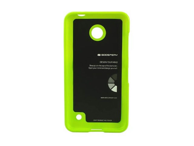 Чехол Mercury Goospery Jelly Case для Nokia Lumia 630 (зеленый, гелевый)