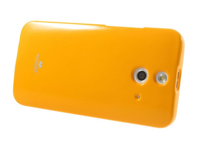 Чехол Mercury Goospery Jelly Case для HTC One E8 (малиновый, гелевый)