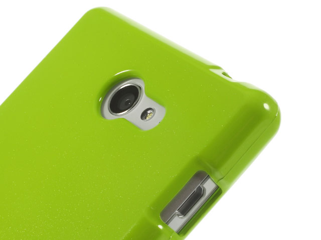 Чехол Mercury Goospery Jelly Case для Sony Xperia M2 S50H (зеленый, гелевый)