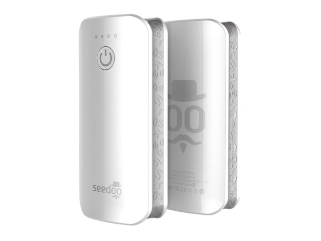 Внешняя батарея Seedoo Mag-Graffiti универсальная (5200 mAh, белая, microUSB)