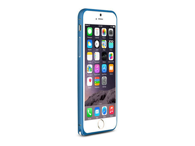 Чехол Yotrix BumperArc для Apple iPhone 6 (синий, алюминиевый)