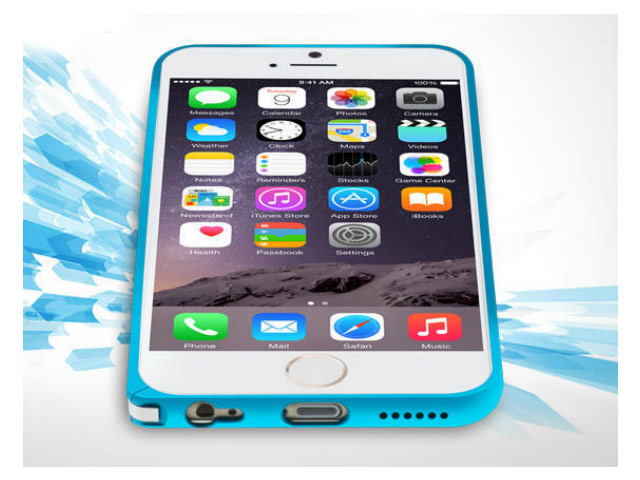 Чехол Yotrix BumperArc для Apple iPhone 6 (синий, алюминиевый)