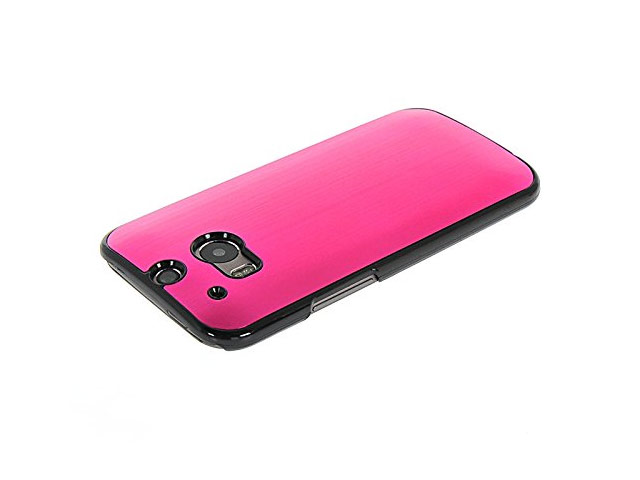 Чехол Yotrix MetalCase для HTC new One (HTC M8) (розовый, алюминиевый)