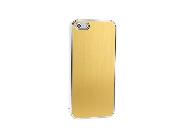 Чехол Yotrix MetalCase для Apple iPhone 5/5S (золотистый, алюминиевый)