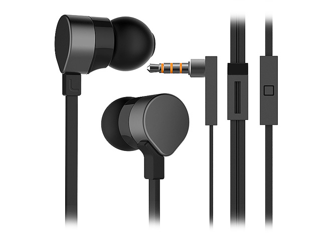 Наушники Wallytech Metal Earphone WHF-125 (черный, пульт/микрофон, 20-20000 Гц, 8.0 мм)