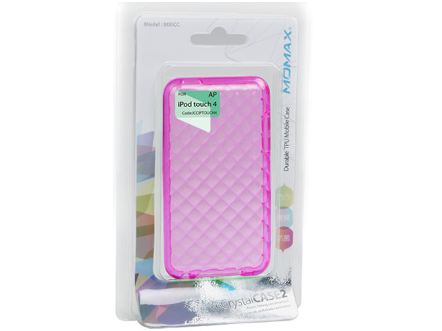 Чехол Momax i-Crystal Case 2 для Apple iPod touch (4th gen) (розовый)