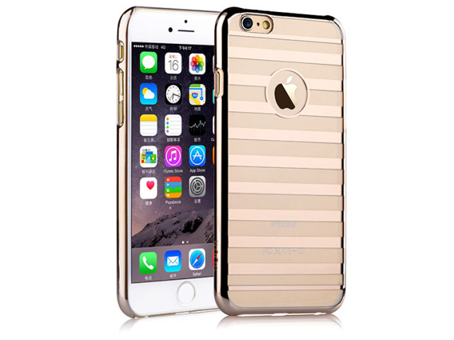 Чехол Vouni Parallel case для Apple iPhone 6 plus (золотистого, пластиковый)