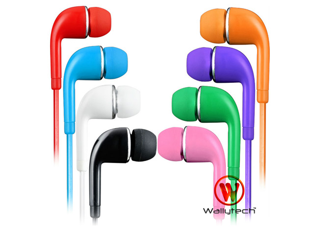 Наушники Wallytech Stereo In-Ear Earphone WHF-126 (черные, пульт/микрофон, 20-20000 Гц, 10 мм)