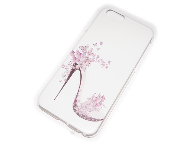 Чехол Yotrix Aquarelle для Apple iPhone 6 (Shoes pink, пластиковый)